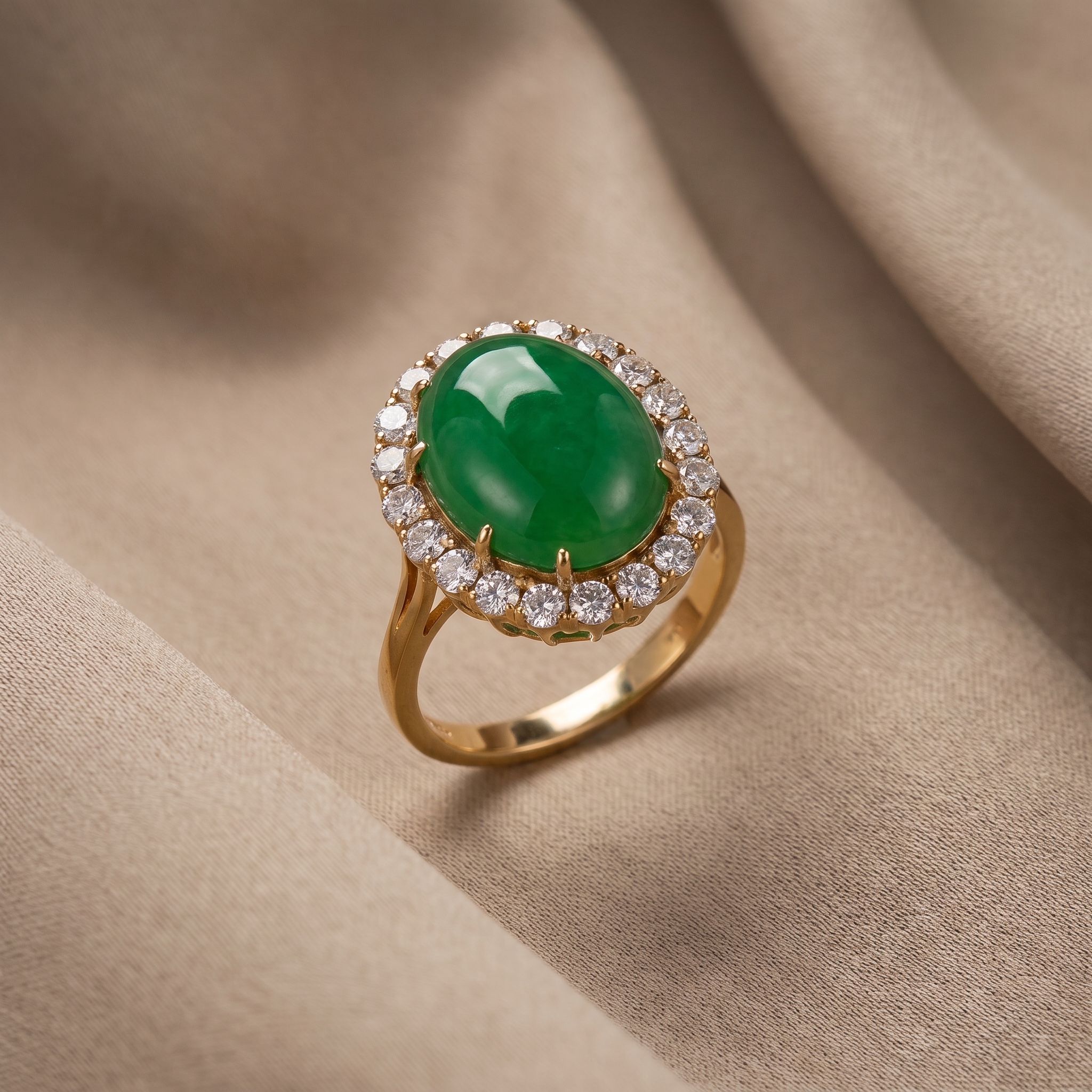 grende anello verde